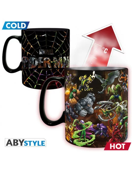 es::Marvel Comics Taza cambio de imagen Multiverso Spiderman 460 ml
