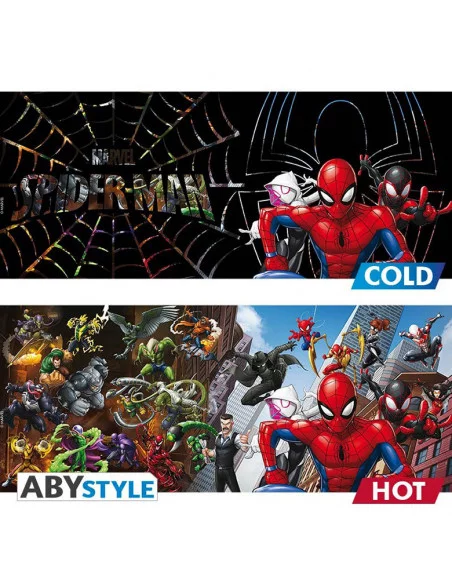 es::Marvel Comics Taza cambio de imagen Multiverso Spiderman 460 ml