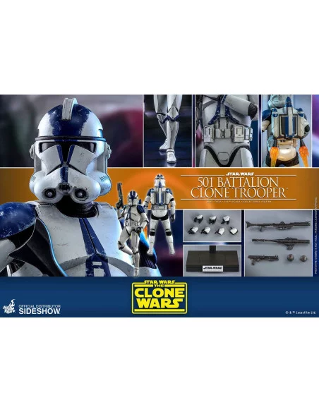 es::Star Wars The Clone Wars Figura 1/6 501st Battalion Clone Trooper Hot Toys 30 cm