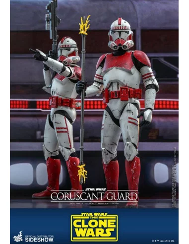 es::Star Wars The Clone Wars Figura 1/6 Coruscant Guard Hot Toys 30 cm