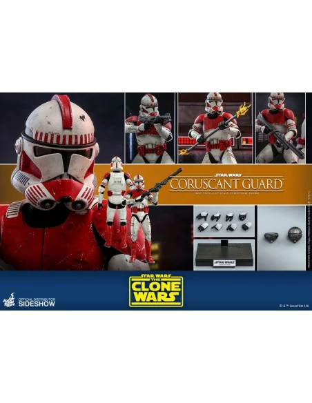 es::Star Wars The Clone Wars Figura 1/6 Coruscant Guard Hot Toys 30 cm