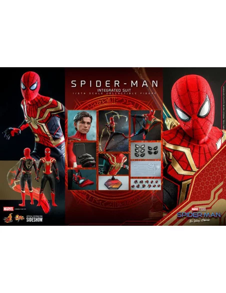 es::Spider-Man: No Way Home Figura 1/6 Spider-Man Integrated Suit Hot Toys 29 cm