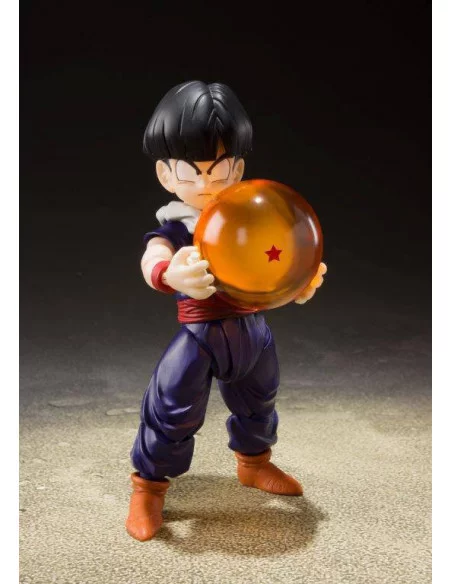 es::Dragon Ball Z Figura S.H. Figuarts Son Gohan Kid Era 10 cm