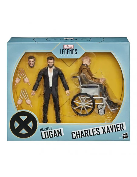 es::Marvel Legends Figuras Logan & Charles Xavier Exclusive 15 cm