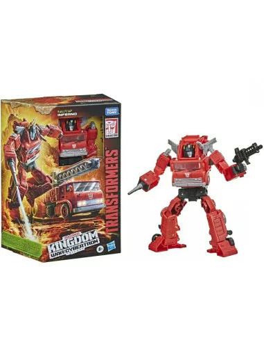 es::Transformers Generations War for Cybertron: Kingdom Figura Inferno Voyager Class 18 cm