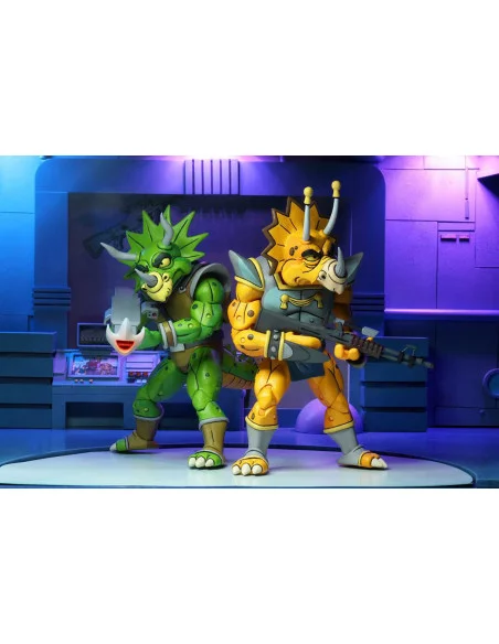 es::Tortugas Ninja Pack de 2 Figuras Captain Zarax & Zork 18 cm