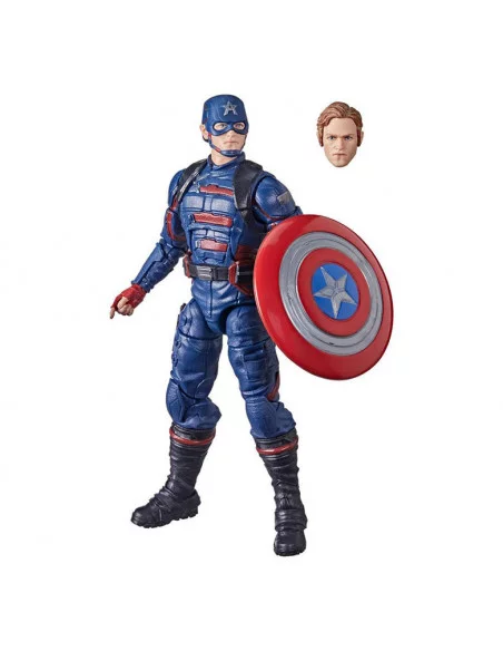 es::Falcon y el Soldado de Invierno Marvel Legends Figura 2021 Captain America John F. Walker 15 cm