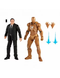 es::The Infinity Saga Marvel Legends Pack de Figuras Happy Hogan y Iron Man Iron Man 3 15 cm