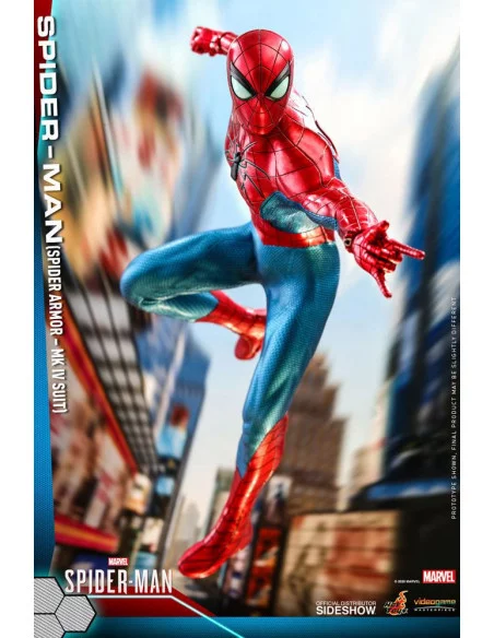 es::Marvel's Spider-Man Figura Video Game Masterpiece 1/6 Spider-Man Spider Armor MK IV Suit Hot Toys 30 cm