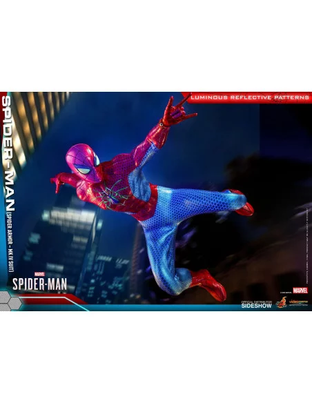 es::Marvel's Spider-Man Figura Video Game Masterpiece 1/6 Spider-Man Spider Armor MK IV Suit Hot Toys 30 cm