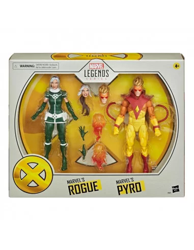es::X-Men Marvel Legends Pack de 2 Figuras Marvel's Rogue & Marvel's Pyro 15 cm