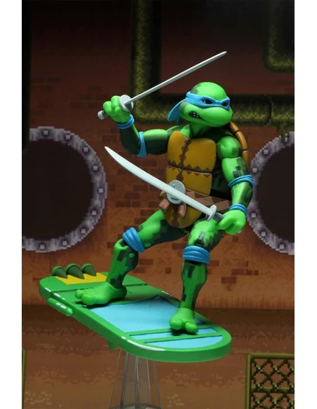 es::Tortugas Ninja: Turtles in Time Figura Leonardo 18 cm