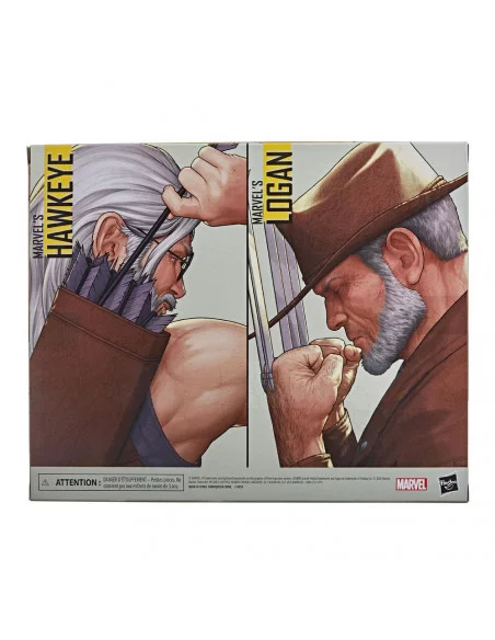 es::Marvel Legends Pack de 2 Figuras 2020 Old Men Logan & Hawkeye 15 cm es::Marvel Legends Pack de 2 Figuras 2020 Old Men Logan & Hawkeye 15 cm