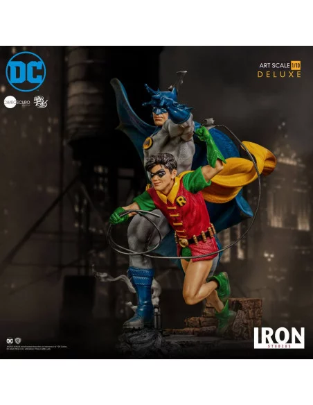 es::DC Comics Estatua 1/10 Deluxe Art Scale Batman & Robin by Ivan Reis 25 cm
