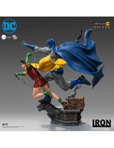 es::DC Comics Estatua 1/10 Deluxe Art Scale Batman & Robin by Ivan Reis 25 cm