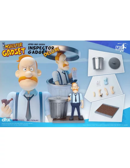 es::Inspector Gadget Figuras 1/12 Mega Hero Inspector Gadget Deluxe 17 cm