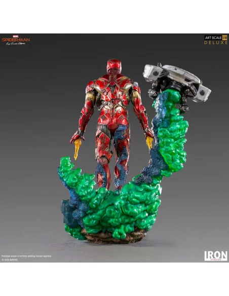 es::Spider-Man: Lejos de casa Estatua BDS Art Scale Deluxe 1/10 Iron Man Illusion 21 cm