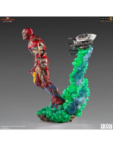 es::Spider-Man: Lejos de casa Estatua BDS Art Scale Deluxe 1/10 Iron Man Illusion 21 cm