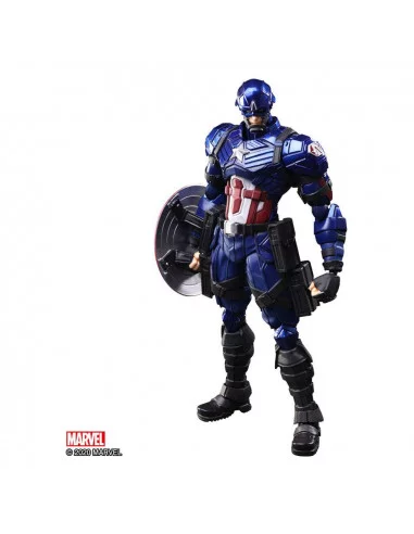 es::Marvel Universe Bring Arts Figura Captain America by Tetsuya Nomura 16 cm