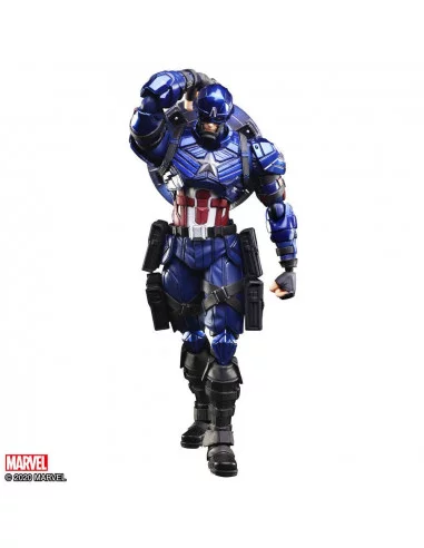 es::Marvel Universe Bring Arts Figura Captain America by Tetsuya Nomura 16 cm