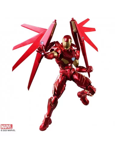 es::Marvel Universe Bring Arts Figura Iron Man by Tetsuya Nomura 18 cm