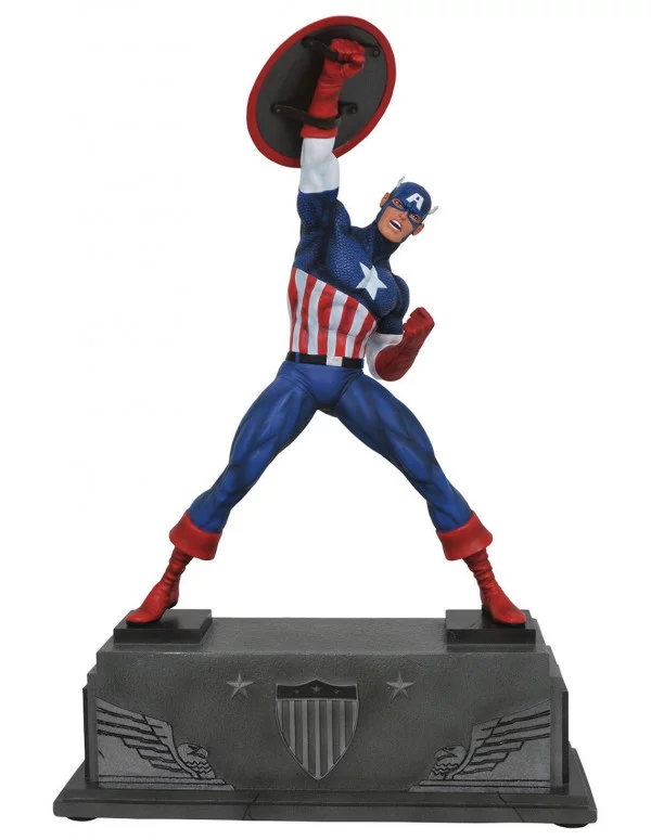 Estátua de resina do Capitão América Vingadores Endgame Filme da Marvel  Premier Collection 30 cm — nauticamilanonline