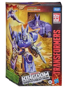 es::Transformers Generations War for Cybertron: Kingdom Figura Cyclonus Voyager Class 2