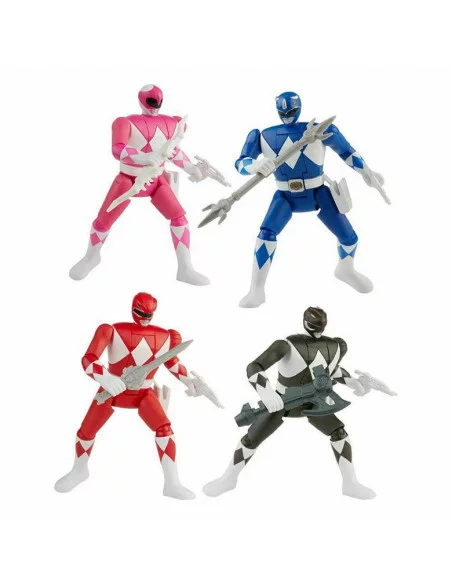 es::Mighty Morphin Power Rangers Pack de 4 figuras Retro Collection Series 10 cm