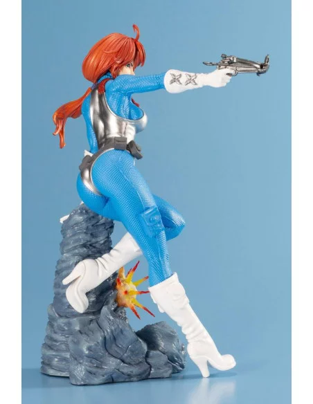 es::G.I. Joe Bishoujo Estatua PVC 1/7 Scarlett 25th Anniversary Sky Blue Color Ver. 23 cm
