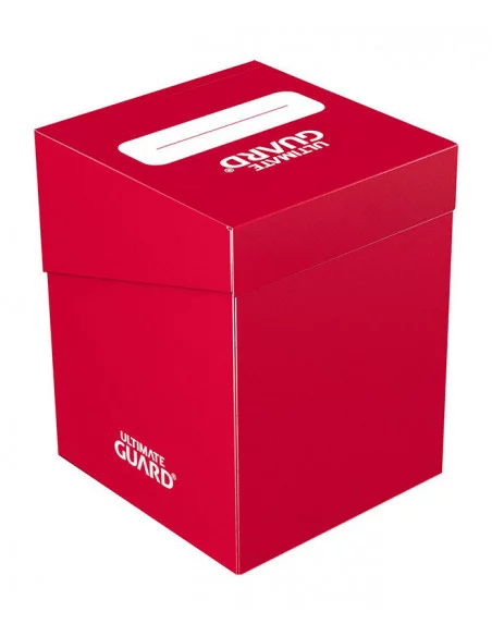 es::Ultimate Guard Deck Case 100+ Caja de Cartas Tamaño Estándar Rojo