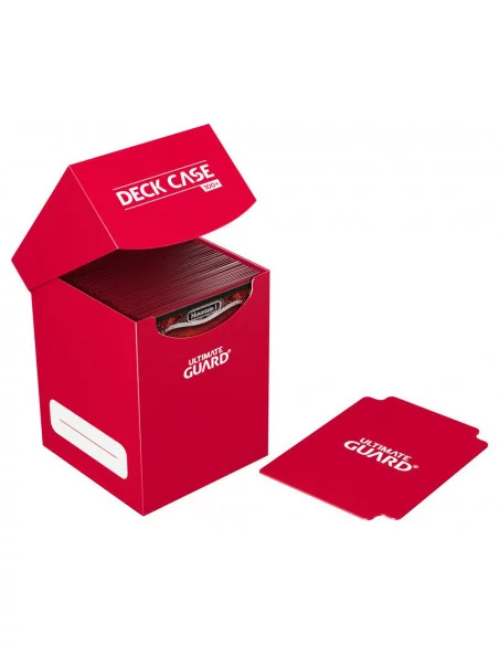 es::Ultimate Guard Deck Case 100+ Caja de Cartas Tamaño Estándar Rojo