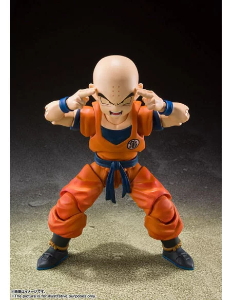 es::Dragon Ball Z Figura S.H. Figuarts Krillin Earth's strongest man 12 cm