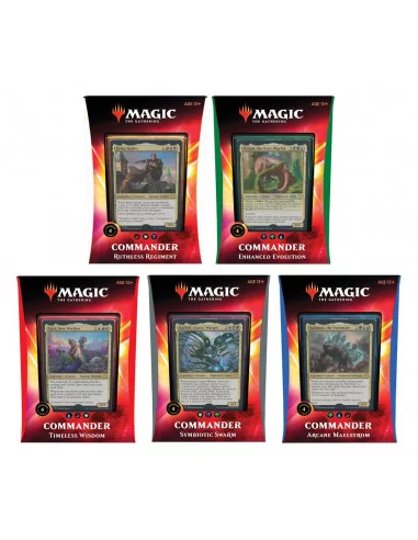 es::Magic the Gathering Ikoria: Lair of Behemoths -5 Mazos de Commander en inglés