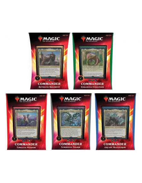 es::Magic the Gathering Ikoria: Lair of Behemoths -5 Mazos de Commander en inglés