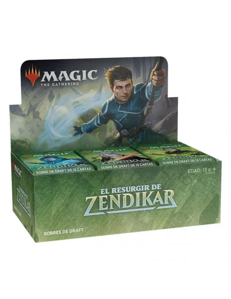 es::Magic the Gathering El resurgir de Zendikar Caja de Sobres de Draft 36 en castellano