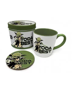 es::Star Wars Taza con Posavaso Yoda Best