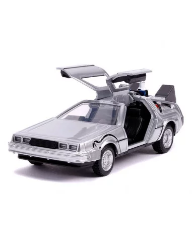 es::Regreso al Futuro II Réplica Vehículo Diecast Model Hollywood Rides 1/32 DeLorean Time Machine