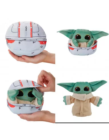 es::Star Wars The Mandalorian Peluche Transformable The Child Baby Yoda 19 cm