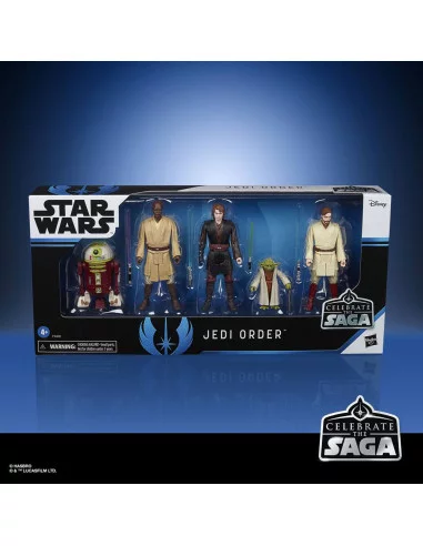 es::Star Wars Celebrate the Saga Pack de 5 Figuras The Jedi Order 10 cm