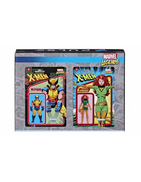 es::Marvel Legends Retro Set 2 Figuras Phoenix & Wolverine 9,5 cm