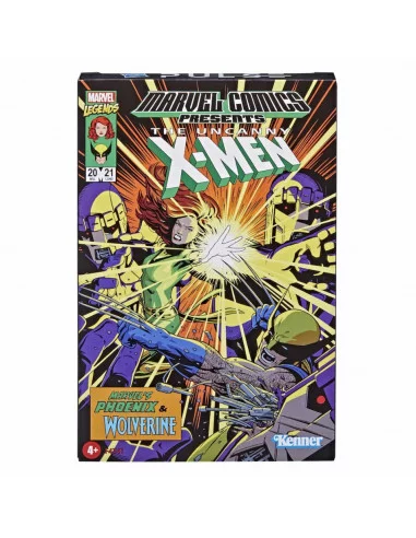 es::Marvel Legends Retro Set 2 Figuras Phoenix & Wolverine 9,5 cm