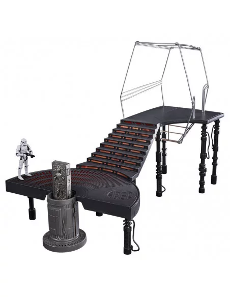 es::Star Wars Episode V Vintage Collection Carbon-Freezing Chamber con figura de Stormtrooper 10 cm