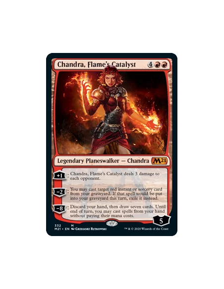 es::Magic Core 2021 Chandra, Flame's Catalyst Deck 