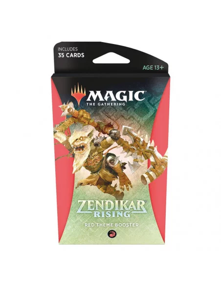 es::Magic the Gathering Zendikar Rising Red Theme Booster en inglés