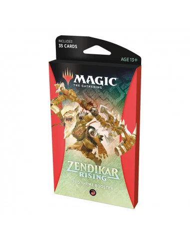 es::Magic the Gathering Zendikar Rising Red Theme Booster en inglés