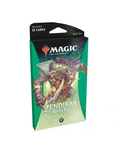 es::Magic the Gathering Zendikar Rising Green Theme Booster en inglés