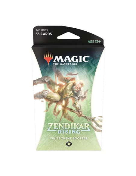 es::Magic the Gathering Zendikar Rising White Theme Booster en inglés