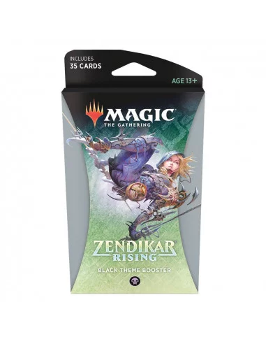 es::Magic the Gathering Zendikar Rising Black Theme Booster en inglés