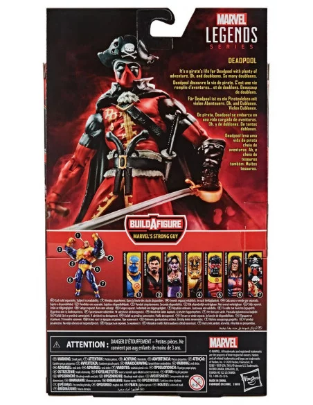 es::Marvel Legends Figura Deadpool Pirate Suit 15 cm