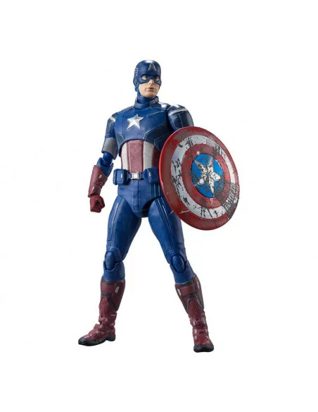 es::Vengadores Figura S.H. Figuarts Captain America Avengers Assemble Edition 15 cm